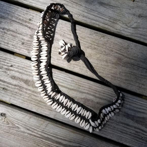 Last one Conch seashell belt handmade fairtrade - Picture 3 of 3